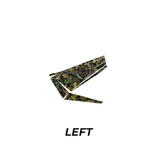 Camouflage Wraps Graphics Kit Fit Polaris RZR PRO XP (Only Doors) - Kemimoto
