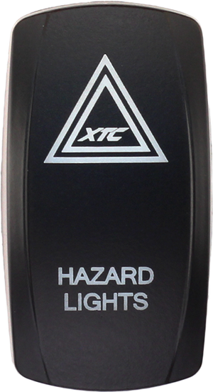 Hazards rocker switch cover compatible with Contura V, fits XTC, sPod, and Daystar systems, rocker actuator only