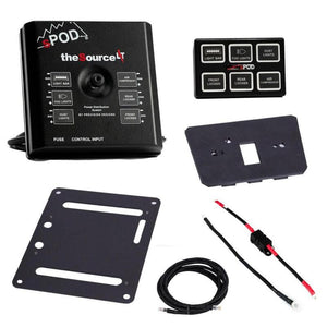 sPOD SourceLT Mini6 center console switch kit for Can-Am Maverick R