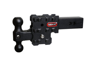 Gen-Y Phantom-X 2in Solid Shank 2.5in Drop 1K TW 10K Hitch w/GH-031 (No Flat Towing)