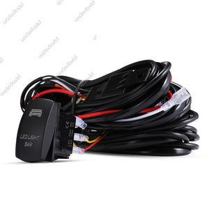 Auxbeam LED Light Bar Switch Wiring Harness Kit - Dunes 2 Dezert SXS