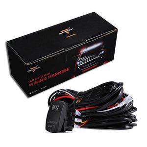 Auxbeam LED Light Bar Switch Wiring Harness Kit - Dunes 2 Dezert SXS