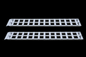 Gen-Y Lightweight 6.5ft Aluminum Loading Ramps 12in x 78in 600lb Capacity Per Ramp - Pair