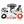Superwinch 4500 LBS 12V DC 15/64in x 40ft Steel Rope Roller Fairlead SP 45 Winch