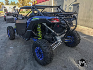 Madigan Motorsports Maverick X3 Integrated Front Bumper on a Can-Am Maverick X3 — detail