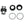 All Balls Racing lower front shock bearing kit for Can-Am Commander 1000R, view 2