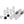 Eibach Pro-UTV 18-20 Polaris RZR XP 4 1000 Turbo 4-Seat Stage 3 Performance Springs - Set of 8