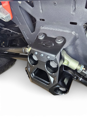 Elektric Off Road black anodized billet radius rod plate with tow hook for Can-Am Maverick R - product photo 9