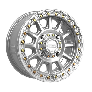 Rampage Beadlock | Gloss Silver Machined