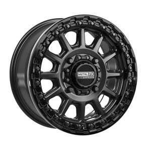 Rampage Beadlock | Satin Black w/ Gloss Black Ring