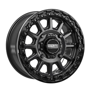 Rampage Beadlock | Satin Black w/ Gloss Black Ring