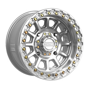 Rampage Beadlock | Gloss Silver Machined
