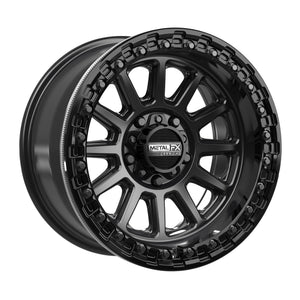Rampage R Beadlock | Satin Black w/ Gloss Black Ring