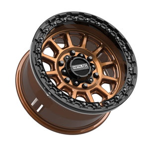 Rampage 6R Beadlock | Smoked Bronze w/ Gloss Black Ring
