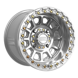 Rampage Beadlock | Gloss Silver Machined