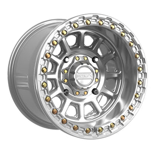 Rampage Beadlock | Gloss Silver Machined