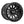 Rampage R Beadlock | Satin Black w/ Gloss Black Ring