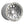 Rampage 6R Beadlock | Gloss Silver Machined