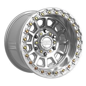 Rampage 6R Beadlock | Gloss Silver Machined