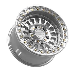Sicario 6R Beadlock | Gloss Silver Machined