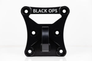 Black Ops X3 Pull Plate in billet aluminum for Can-Am Maverick – radius rod support and rear pull functionality