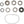 All Balls Racing front differential bearing and seal kit for Polaris RZR XP 1000, view 3