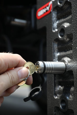 Gen-Y InfiniteRule (1) 5/8in x 3-5/8in Hitch Lock (1) 5/8in x 3-1/8in 2.5in Receiver Lock w/4 Keys