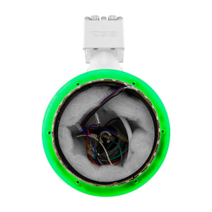 DS18 Marine And Powersports Towers Speakers Not Included 6.5in RGB LED Lights White