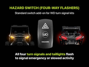 Hazard Add-On for WD Turn Signal Kits - Dunes 2 Dezert SXS