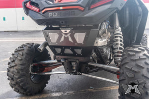 Madigan Motorsports RZR XP 1000 Exhaust Cover on a Polaris RZR XP 1000 — detail