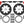 Wilwood 17-21 Can-Am X3RS Red 6-Piston Rear Kit 11.25in - Drilled Rotors