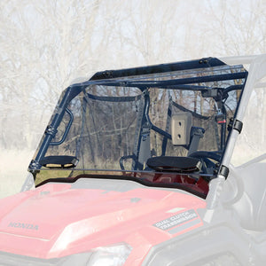 Poly Front Windshield Full Fixed Vented Hon