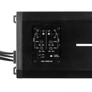 DS18 4-Channel Class-D Amp |Full-Range 4 x 150 Watts RMS at4 ohmIP67 Waterproof Rating
