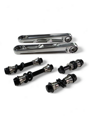 Elektric Off Road clear anodized billet front sway bar links for Can-Am Maverick R - product photo 4