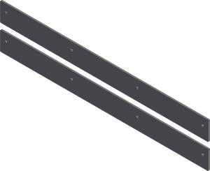 KFI Pro-V Plow Wing Wear Bar Kit, product photo 1