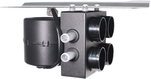 Moose cab heater kit for Polaris RZR Pro XP with 12V water-operated system