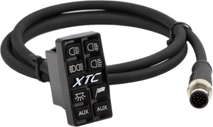 XTC 8 switch power control system with 8-in-1 micro switch pad, ideal for trucks, UTVs, RVs, and boats for compact install and control