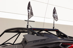 Can-Am Maverick R Geiser race roll cage on machine