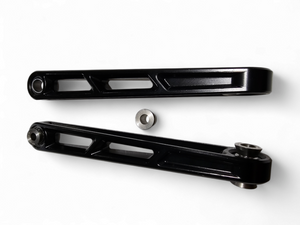 Elektric Off Road billet front sway bar links for Polaris RZR Pro R and Turbo R - black finish