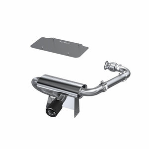 MBRP Can-Am Maverick X3 Turbo Turbo-Back Exhaust, T304 stainless steel, Performance Series, aggressive sound