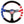 PRP Steering Wheel Center Cap - New Glory Stars and Stripes