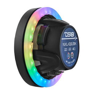 DS18 Marine And Powersports Speakers And Towers Ring 6.5in Digital LED lights 1/2in Spacer Depth