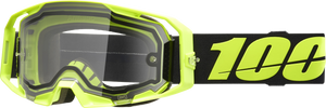 Armatic  Enduro Moto Goggle Neon Yellow Clear