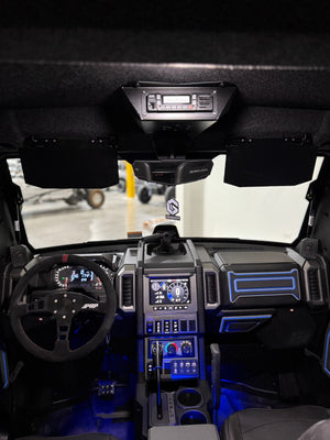 Geiser Performance UTV Sun Visor Kit Pair - Dunes 2 Dezert SXS