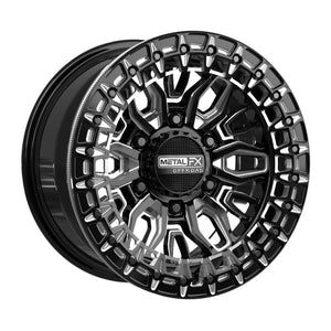 Mayhem 6R Beadlock | Gloss Black Contrast Cut - Dunes 2 Dezert SXS