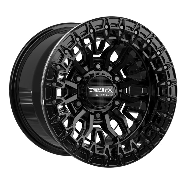 Mayhem 6R Beadlock | Gloss Black - Dunes 2 Dezert SXS