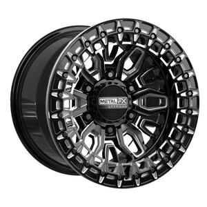 Mayhem 6R Beadlock | Gloss Black Contrast Cut - Dunes 2 Dezert SXS