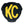 KC HiLiTES FLEX ERA 3 black light cover with yellow KC logo, front view