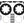 Wilwood 2014+ Polaris RZR XP 1000 Front Kit 11.25in - Black