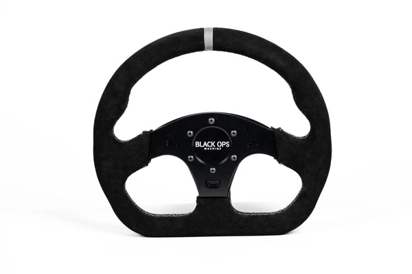 G19 D-Shaped Suede UTV Steering Wheel - Dunes 2 Dezert SXS